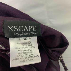 Xscape Dark Plum Formal Dress